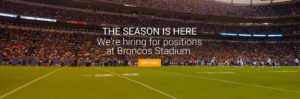 Now Hiring Broncos Stadium - Argus Event Staffing